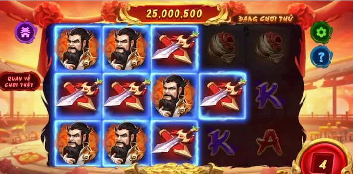 Trò chơi Phong Vân slot được yêu thích nhất cổng game