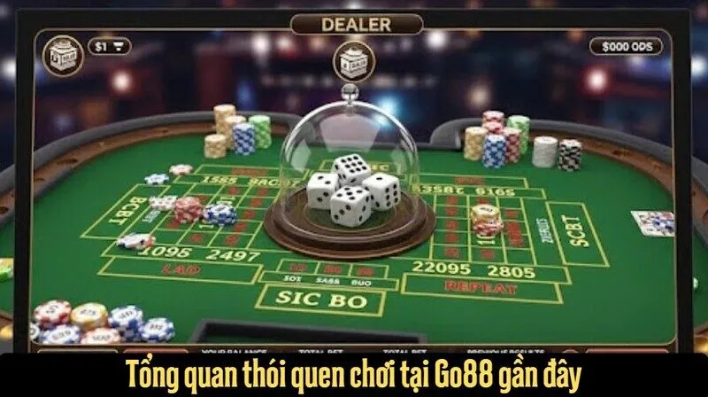 Tổng quan thói quen chơi tại Go88 gần đây